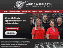 Tablet Screenshot of murphyanddickey.com